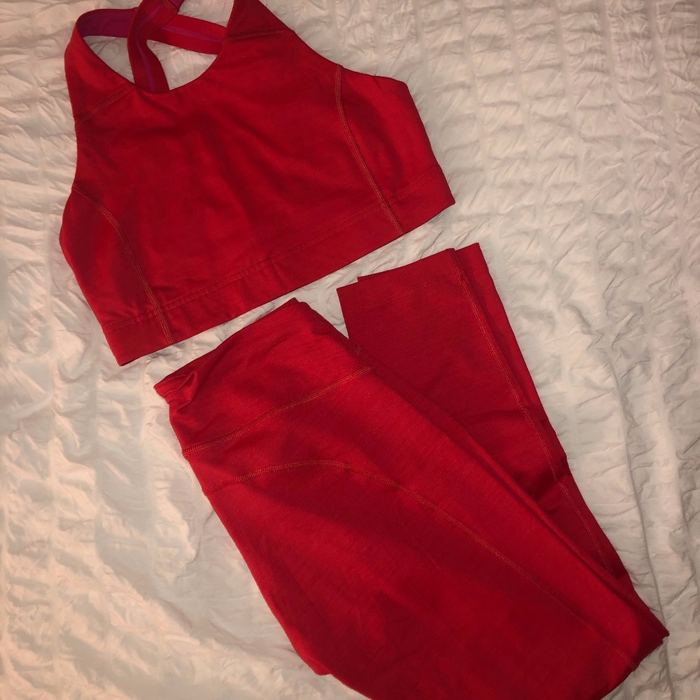 Outdoor Voices Bra + Leggings Set